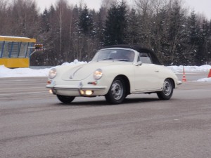 Porsche 356 erste Probefahrt